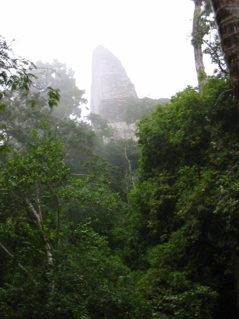 Temple in the mist