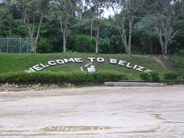 Border of Belize and Guatemala