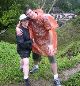 Amy & William in the rain at Tikal